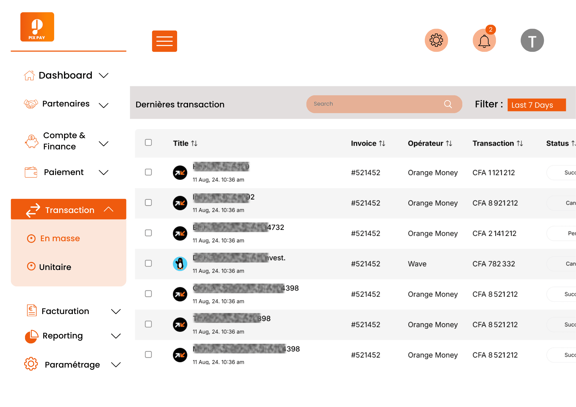 Dashboard preview
